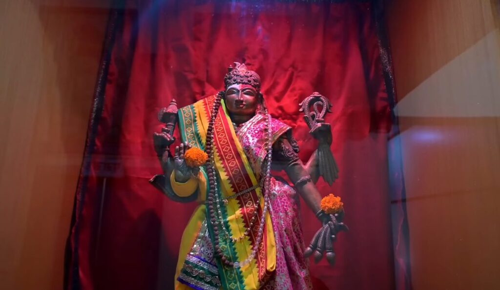Idol of Goddess Arbuda Devi inside Arbuda Devi Temple in Mount Abu
