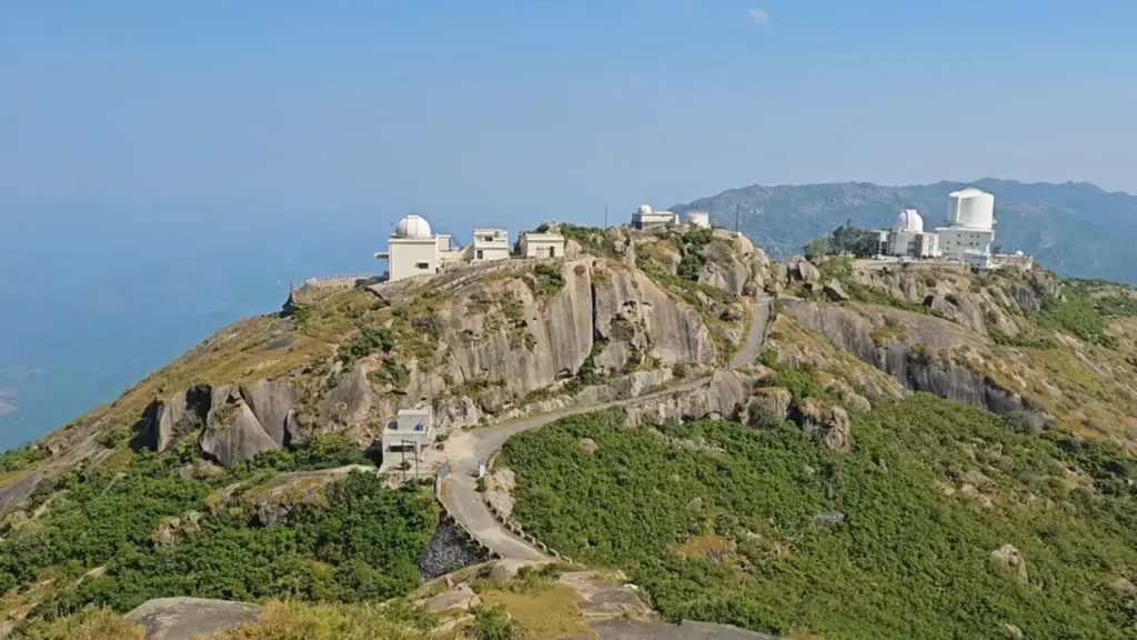 Road leading to Guru Shikhar observatory at the highest point of Mount Abu