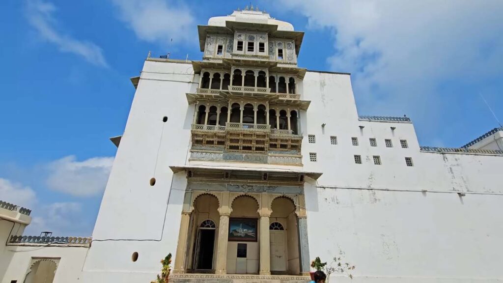 Exterior view of Sajjangarh Fort in Udaipur